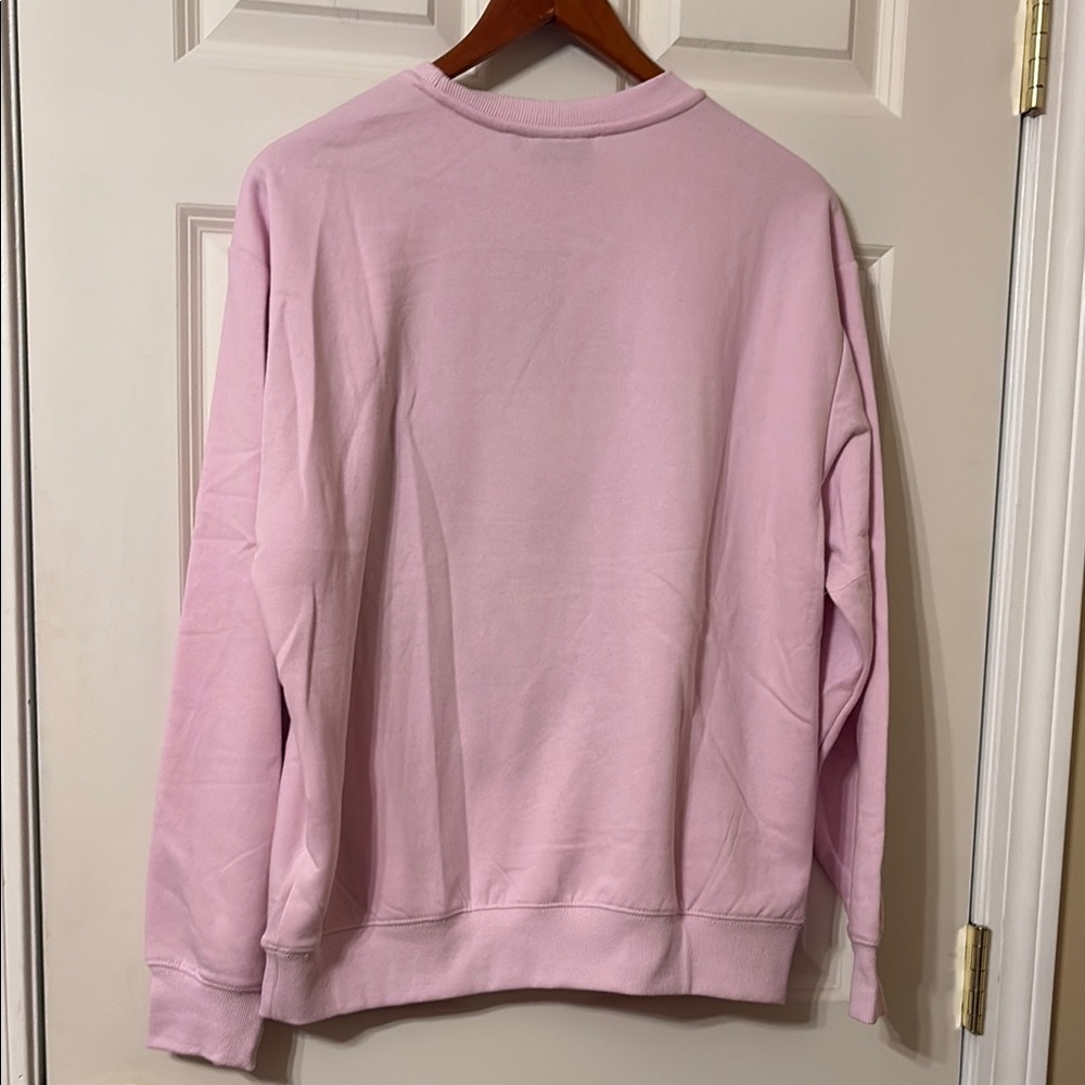 NWT Peanuts Pink Sweatshirt with Snoopy and Blue Bow - Picture 8 of 10
